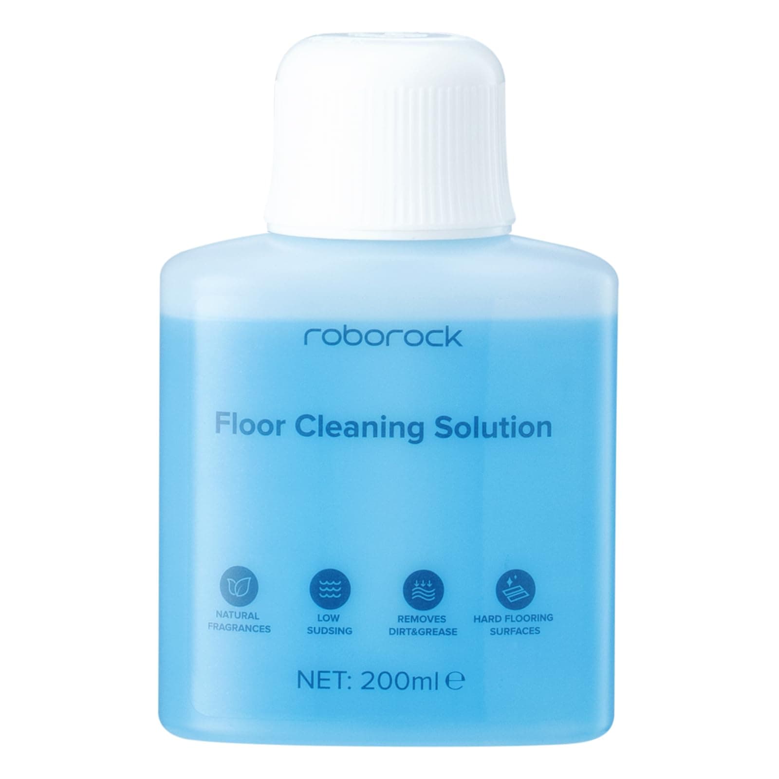 Roborock Original Floor Cleaner Solution for All Series Wet/dry vacuum cleaners & Robot Vaccum Cleaner, Saros10, S7 max ultra, Q7 TF/TF+, Q10 VF/VF+, Qrevo Series, F25 RT, 200 ml,Dilution Ratio 1:200