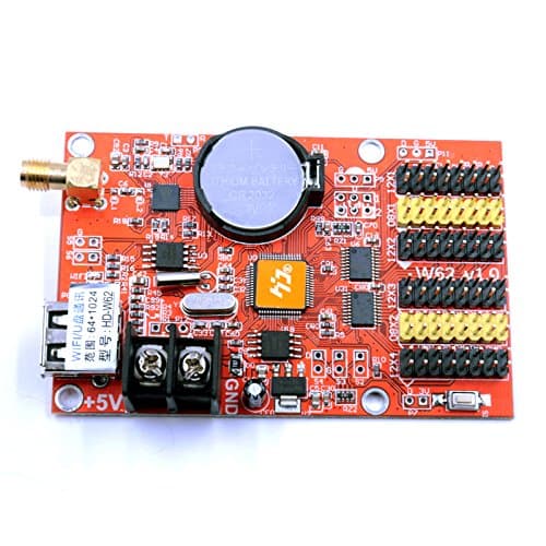 HD-W62 USB+Wifi P10 LED display module control card, Single&Dual Color led control system