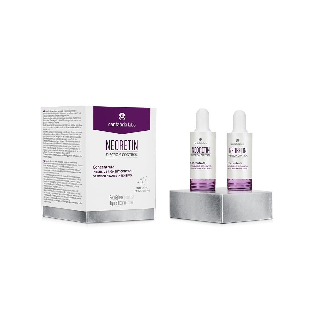 Neoretin Discrom Control Concentrate Intensive Depigmenting 2 x 10 ml. Anti-blemishing, depigmenting, for all skin types.