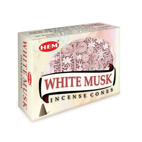 White Musk Cones 120 in total