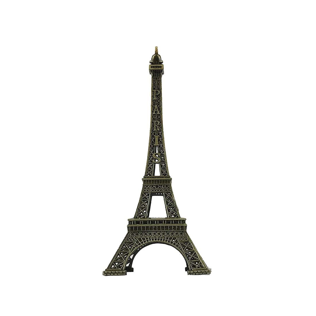Stealodeal Small Cooper Eiffel Tower Miniature Decorative Showpiece - 8 cm (Brass, Copper)