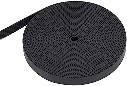 3D Printer Timing Belt 2GT 10mm Width, 5M Toothed Belt GT2 3D Printer Timing Belt Pulley,10mm Width 2GT Rubber Synchronous Timing Belt for 3D Printer (10MM Width 5M Length)