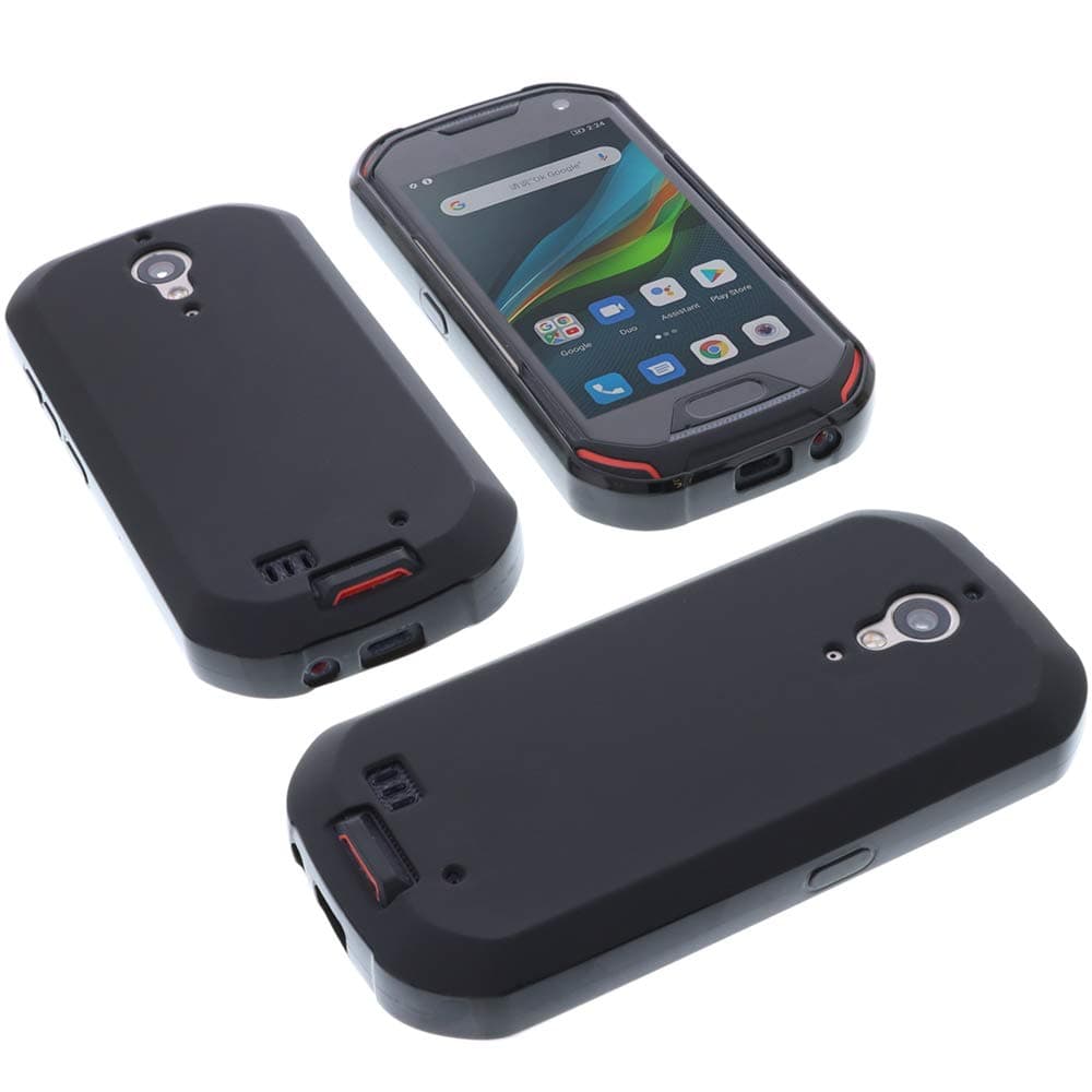 Case for Unihertz Atom XL Rubber TPU Protective Mobile Phone Case Black