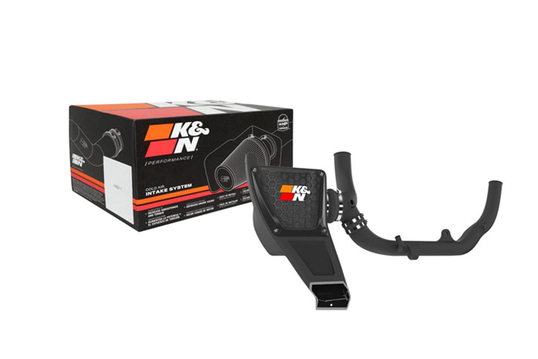 K&N Cold Air Intake Kit: Increase Acceleration & Towing Power, Guaranteed to Increase Horsepower up to 17HP: Compatible with 2.7L, V6, 2021 FORD Bronco, 63-2619