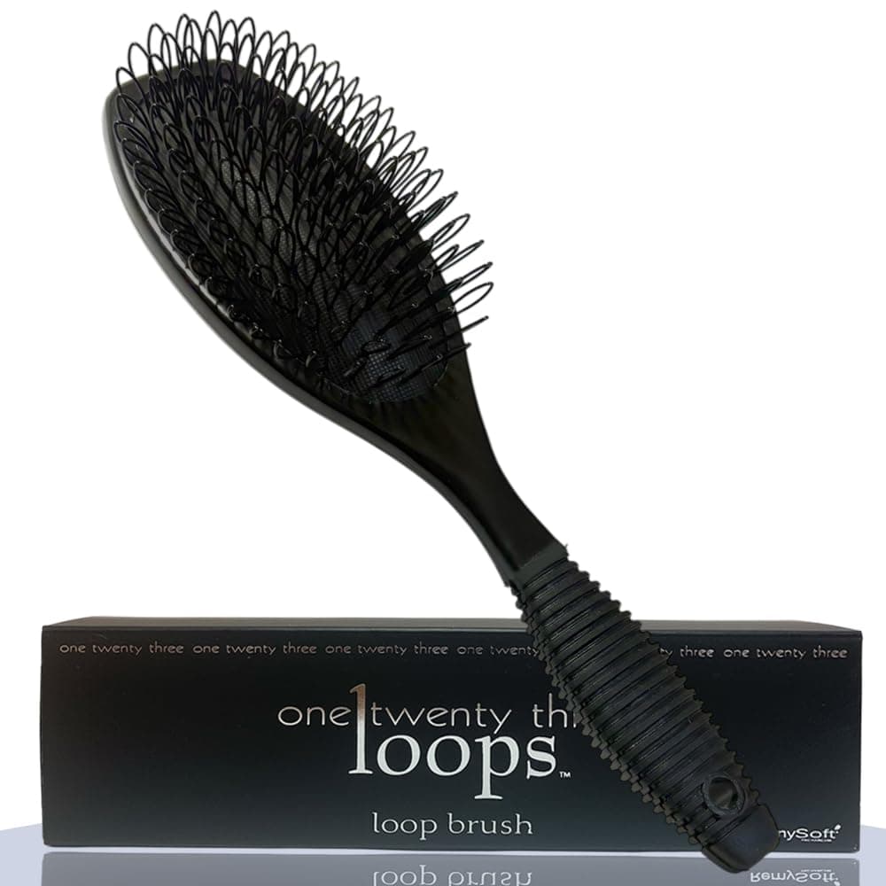 Remy Soft One Twenty Three Loops Loop Brush Safe For Hair Extensions, Weaves And Wigs