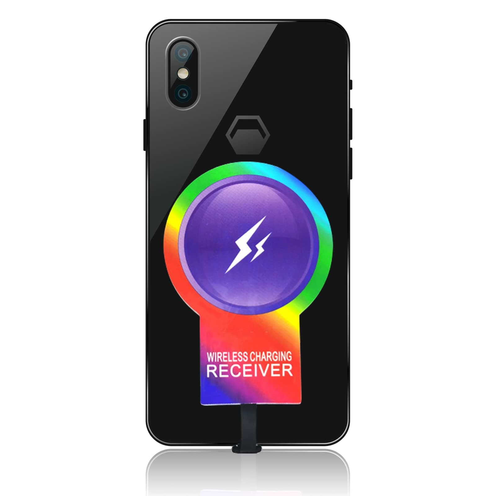 JZ Type-C 5V/2000mA QI Wireless Charging Receiver Adapter Compatible With Magsafe for Samsung Galaxy A56 A55 A54 A53 A52 A42 A36 A35 A34 A33 A32 A26 A24 A23 A22 A16 A25 A15 A14 A12 A06 A05s A04s