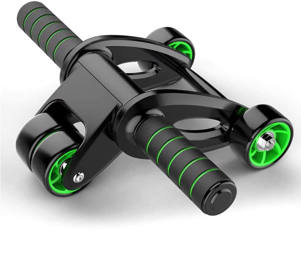 Abdominal Muscle Wheel, Abdominal Exercise Equipment, Ab Abdominal Exercise Roller With Thick Knee Pad Mat, Stable To Prevent Rollover, Balance And Efficiency Perfect For Fitness Home & Gym Workout