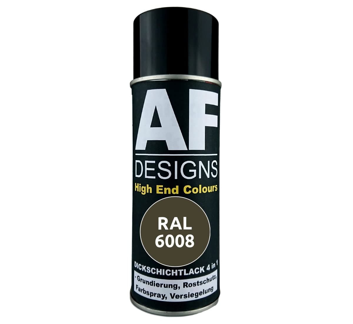 Alex Flittner Designs Rust Protection Paint 4-in-1 RAL 6008 Brown Green Metal Protective Paint Spray Rust Protection Paint Spray Can