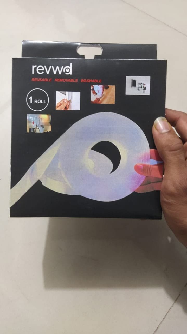 Double Sided Adhesive Silicon Tape with Multi-Functional, reusable ad Washable