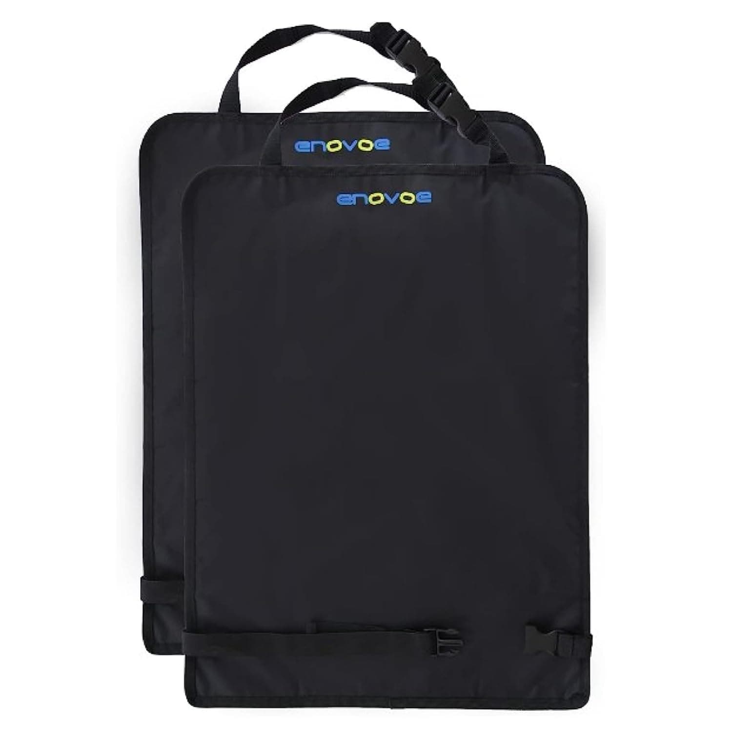 Enovoe Kick Mats Protector for Child - 2 Pack - Premium Quality Car Seat Back...