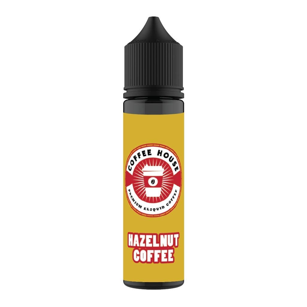 50ml Coffee House E Liquid 80/20 Vape Juice E-Liquid Sub Ohm Liquid Cloud Chaser 0mg Flavoured eJuice E Cigarette Liquid No Nicotine 60ml Bottle Short Fill Ecig Ecigarette (Hazelnut Coffee)