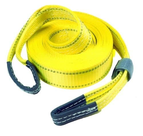 2 Inch x 30 Ft Polyester Tow Strap Rope with 13,000lbs Real Heavy Duty (US)