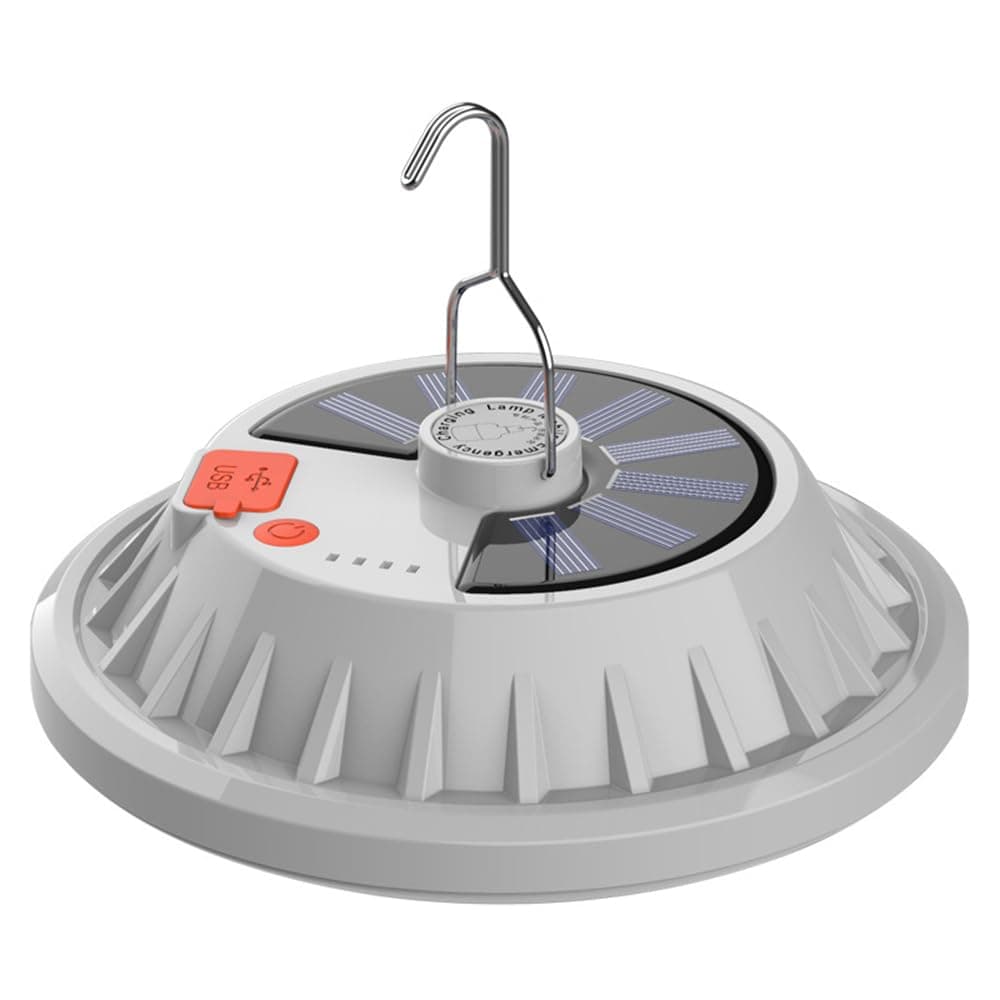 Solar Camping Lantern with Remote Control, 4000LM LED Tent Light, IPX4 Waterproof USB Rechargeable Lantern for Hiking, Power Failure, Hurricane