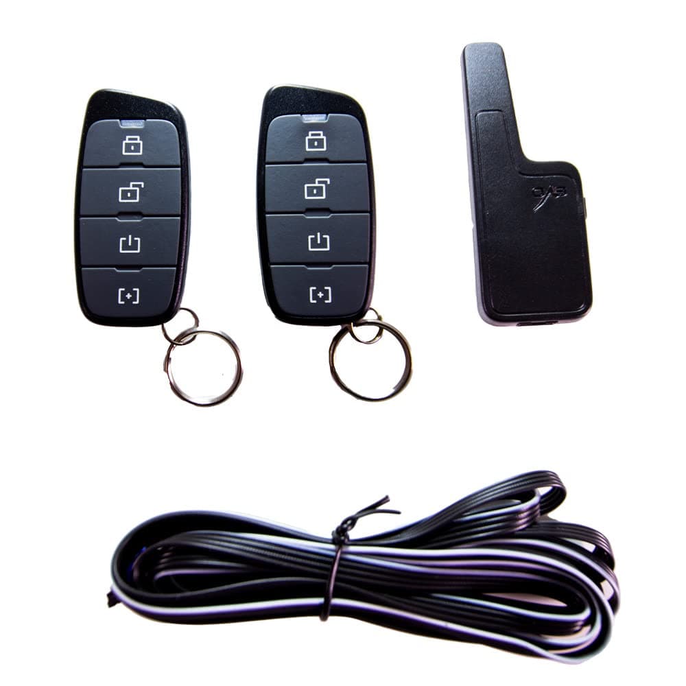 (2) 4-Button 1-Way Remotes with Antenna Upgrade Kit for Fortin EVO-All & EVO-ONE - Extends Range up to 2,800 ft
