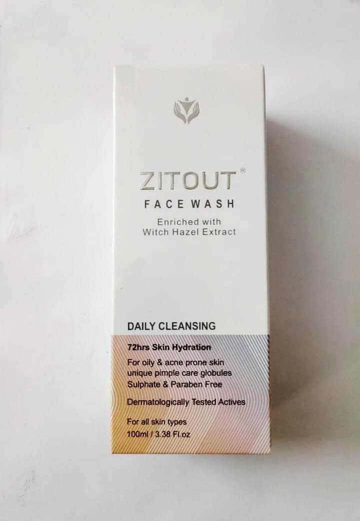 Face Wash With Witch Hazel Extract, 72hr Hydration, For Oily & Acne Prone Skin, Sulphate & Paraben Free (100ml)