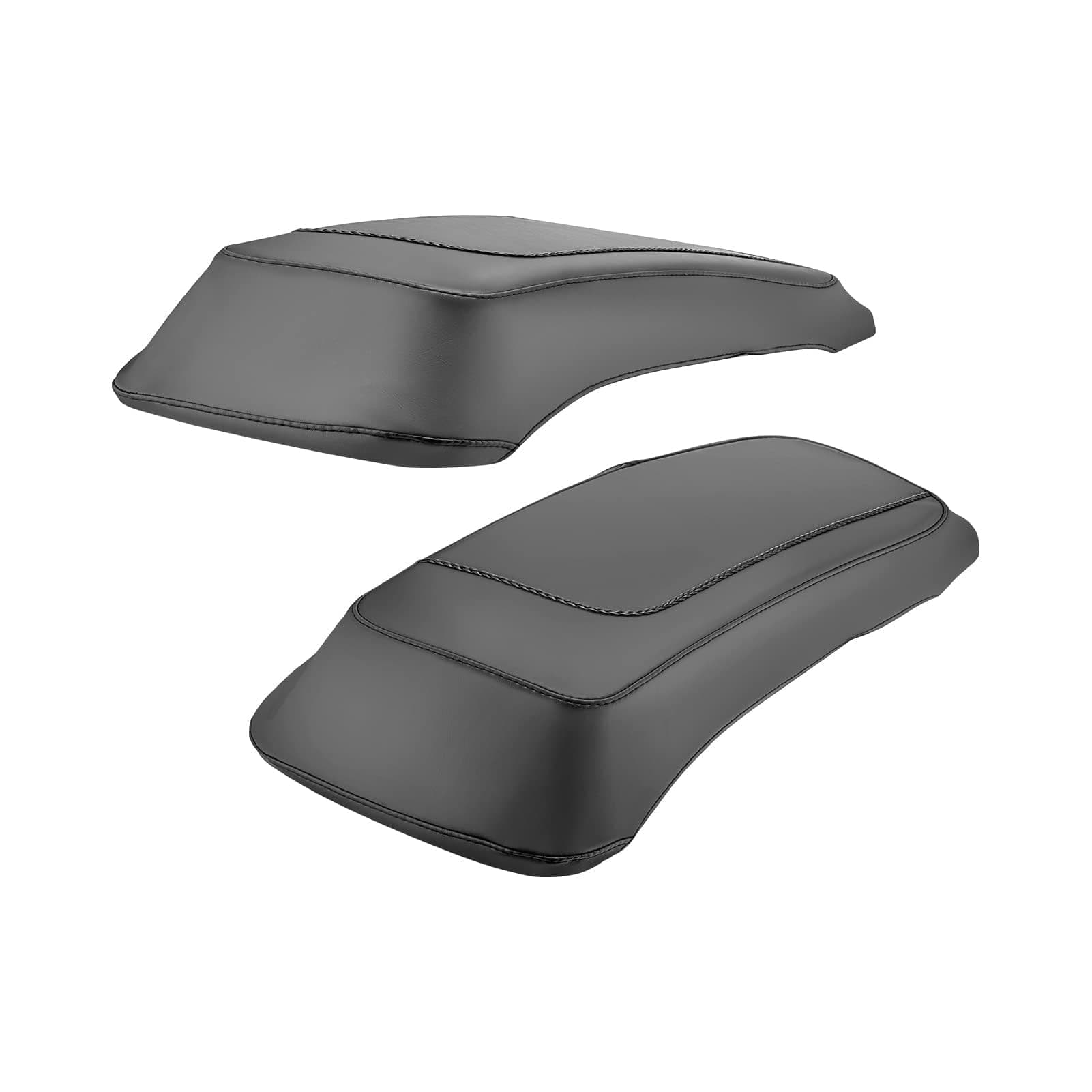 Saddlebag Speaker Lid Bra Protective Covers PU Leather Compatible with Harley Touring Road King Electra Road Street Glide 1993-2013