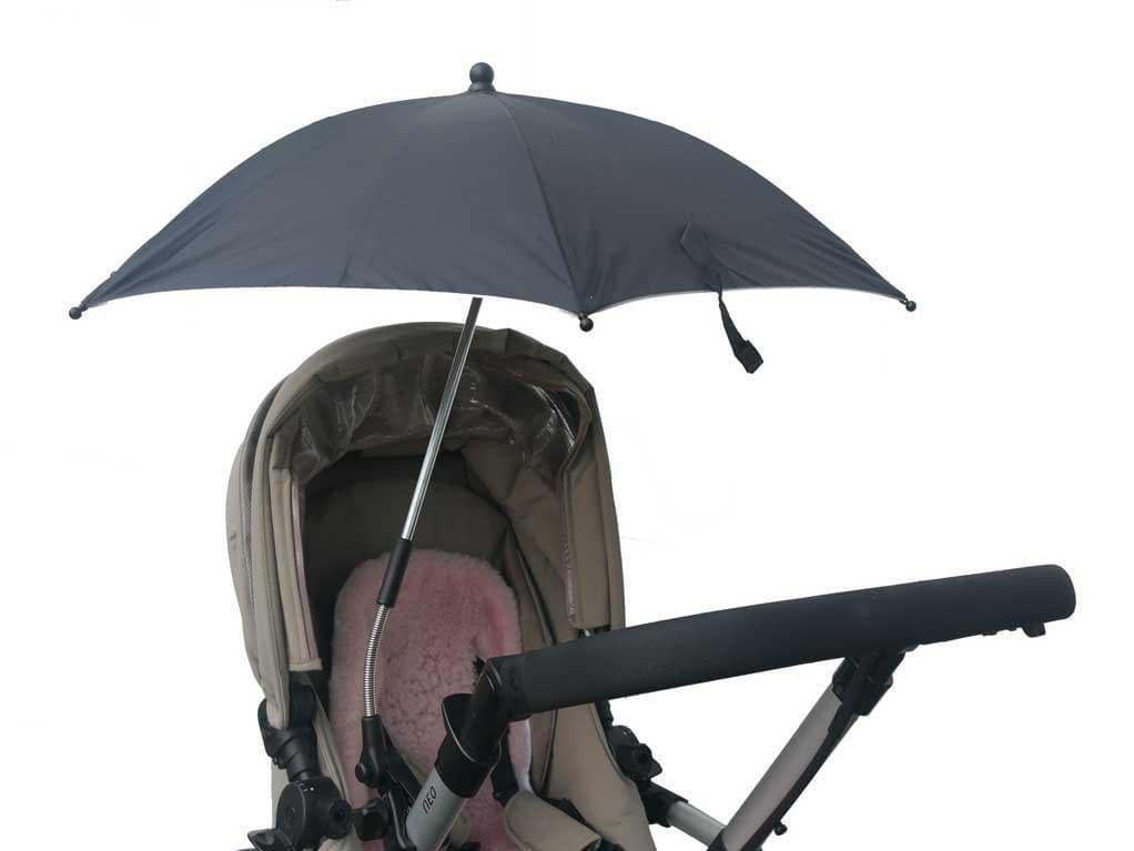 Maxtto Big Clamp Sun Parasol Universal Stroller (Black)