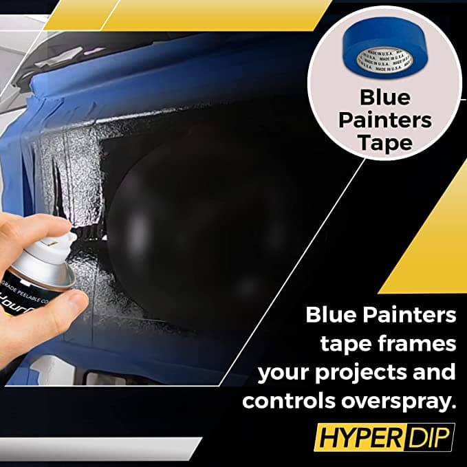 DipYourCar HyperDip Peelable Emblem Car Paint Kit - DIY Set with Cans of Automotive Spray Paint, Removable Auto Paint Kit Protection & Color for Car Badges, Anthracite Grey Automotive Paint (Anthracite Grey)