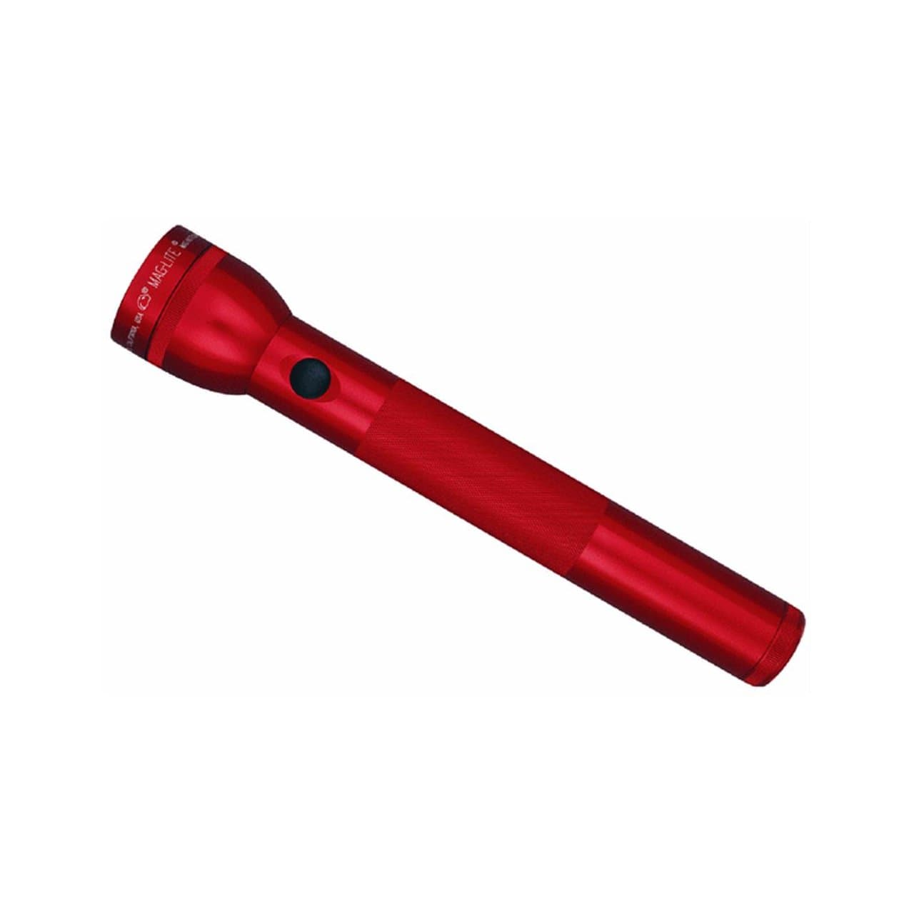 Maglite Heavy-Duty Incandescent 3-Cell D Flashlight, Red