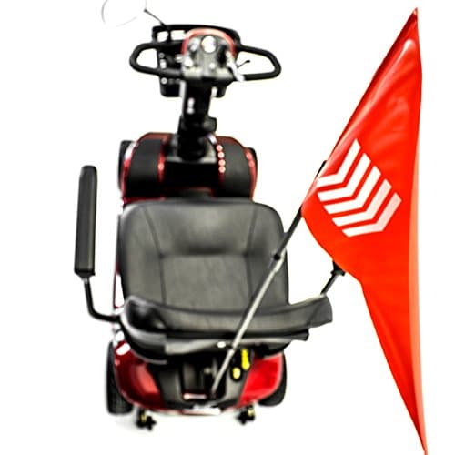 Challenger Mobility J125 Safety Flag Pole and Bracket Assembly for Most Pride Mobility and Drive Medical Scooters