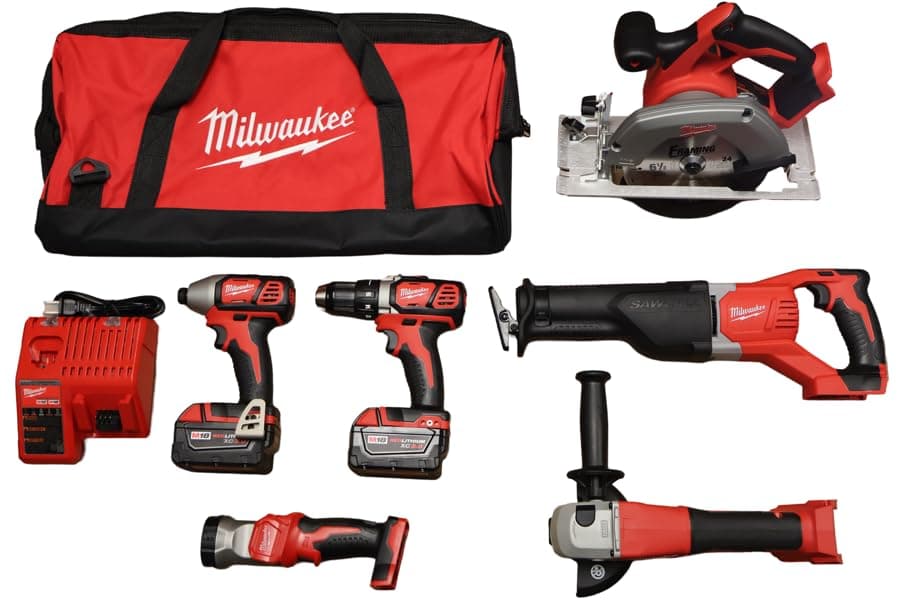 M18 Cordless LITHIUM-ION 6-Tool Combo Kit (2696-26)