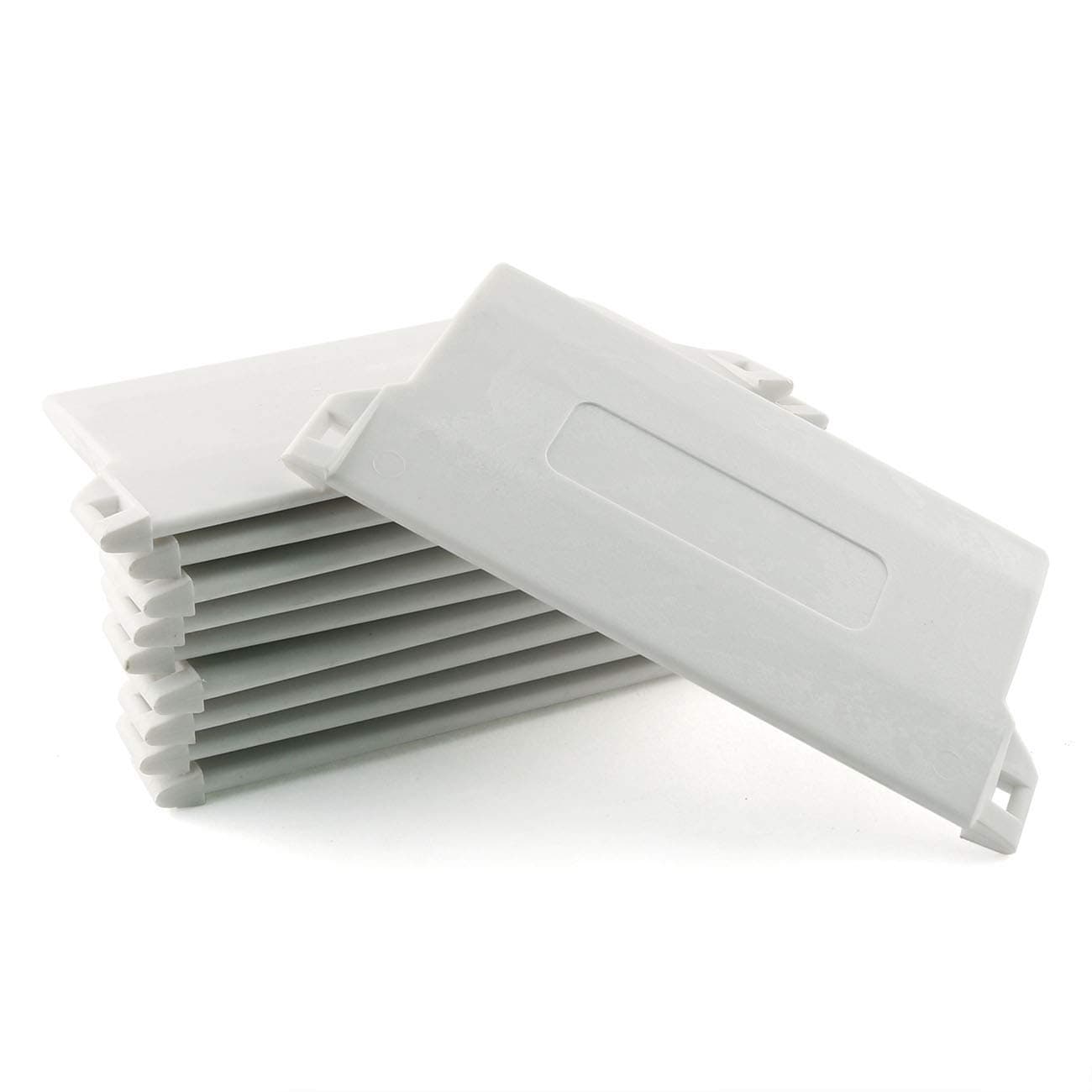E-outstanding Vertical Blind Weight 10PCS 89mm / 3.5 inch White Vertical Blind Bottom Chainless Hem Slat Louver Weights for Slats Drapes Curtain Repair Spare Parts