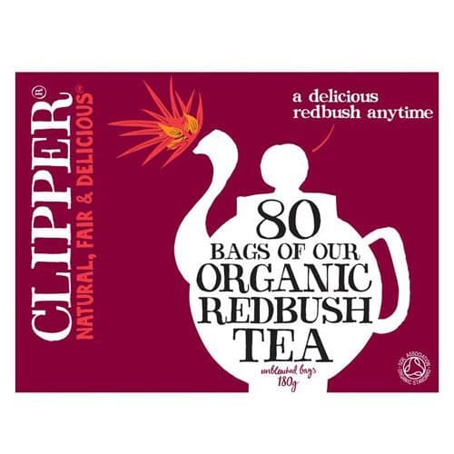 (2 Pack) - Clipper - Organic Infusion Redbush | 80 Bag | 2 PACK BUNDLE