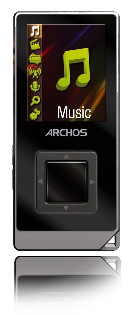 Archos 18d Vision to MP3 Player with 4GB Memory