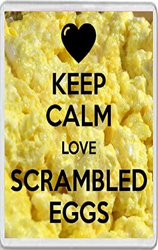Keep Calm and Love Scrambled Eggs - Jumbo Fridge Magnet