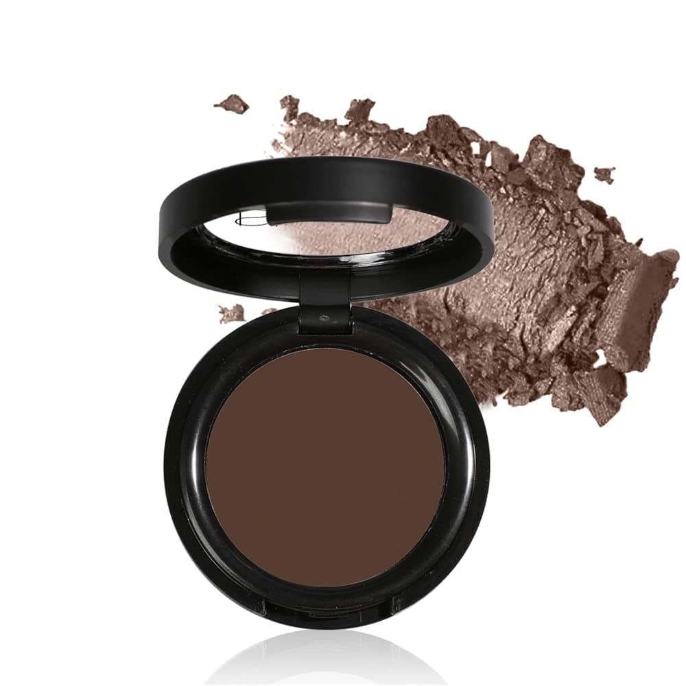 Mysense Single Matte Coffee Eyeshadow,Pressed Fine Powder Brown Eye Shadow,High Pigment Longwear Single Brown Eye Makeup for Day&Night (04)