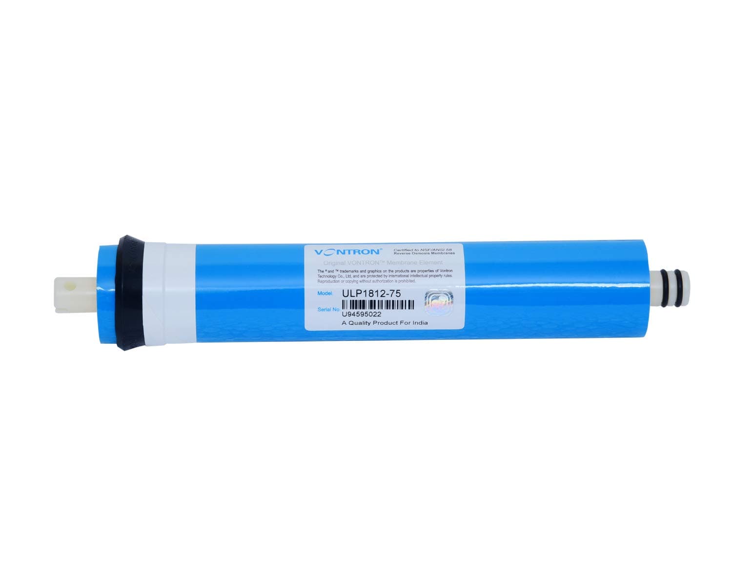 75 GPD RO Membrane Element, 97.5% Salt Rejection, NSF/ANSI Certified, 1 Count