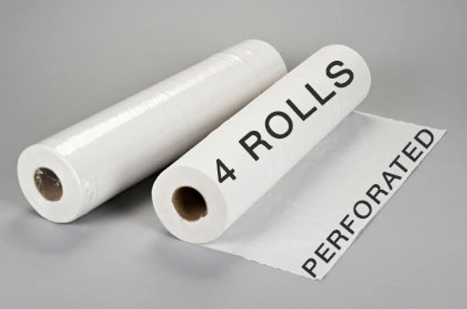 4 Rolls Perforated Disposable Bed Sheets for Massage Facial Waxing and Body Treatments 24" x 300' Non-woven Material