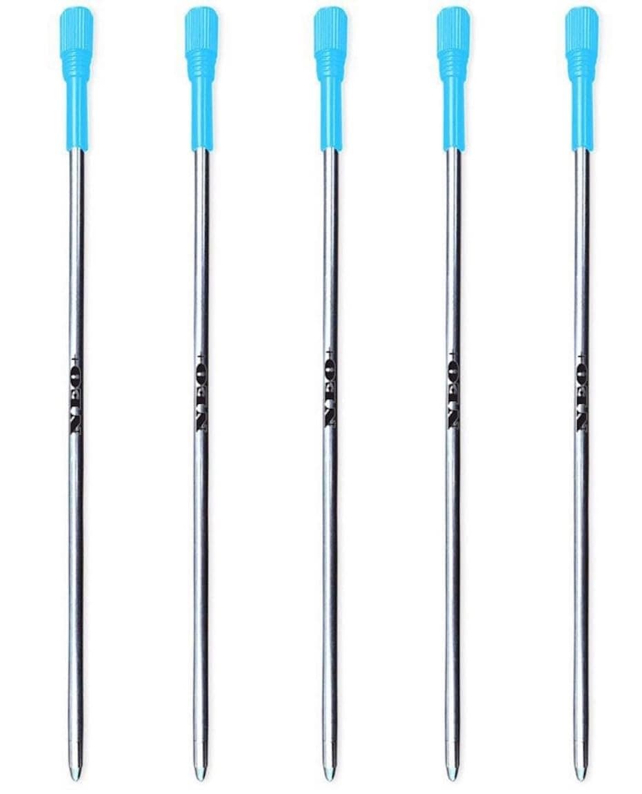 Refills Compatible with Swarovski Stardust Crystal Elements Filled Ballpoint Pen (5 Blue Ink)