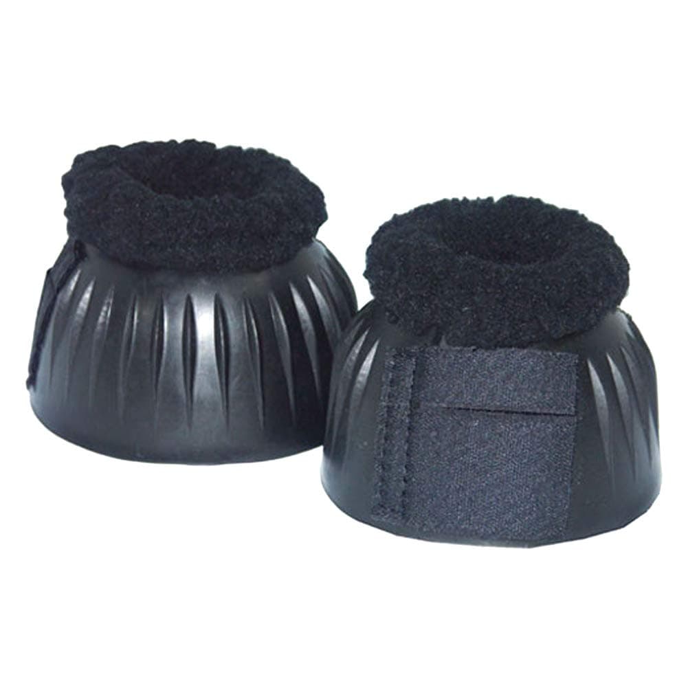 Fleece Top Bell Boots, Black, Small