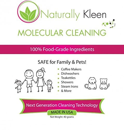Naturally Kleen Molecular Cleaner – Coffee Machine Descaling Solution, Washing machine and Dishwasher Cleaner – Removes limescale, bacteria and rust. (12)