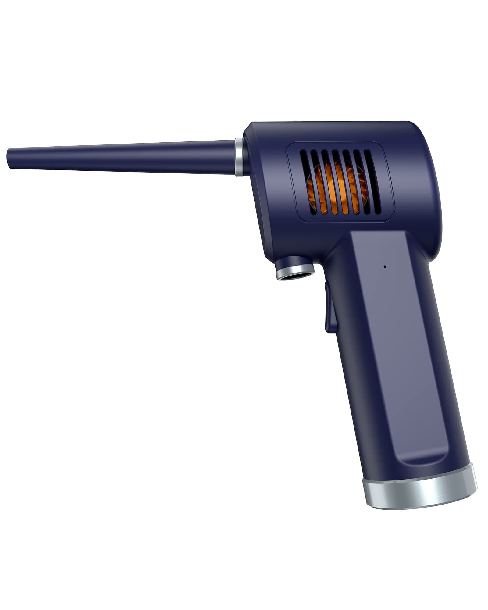 Compressed Air Duster, Replace Canned Air, Reusable Electric Air Can for Computer Keyboard Electronics Cleaning, 6000mAh Rechargeable Battery, Dust Debris Destroyer, Navy Blue