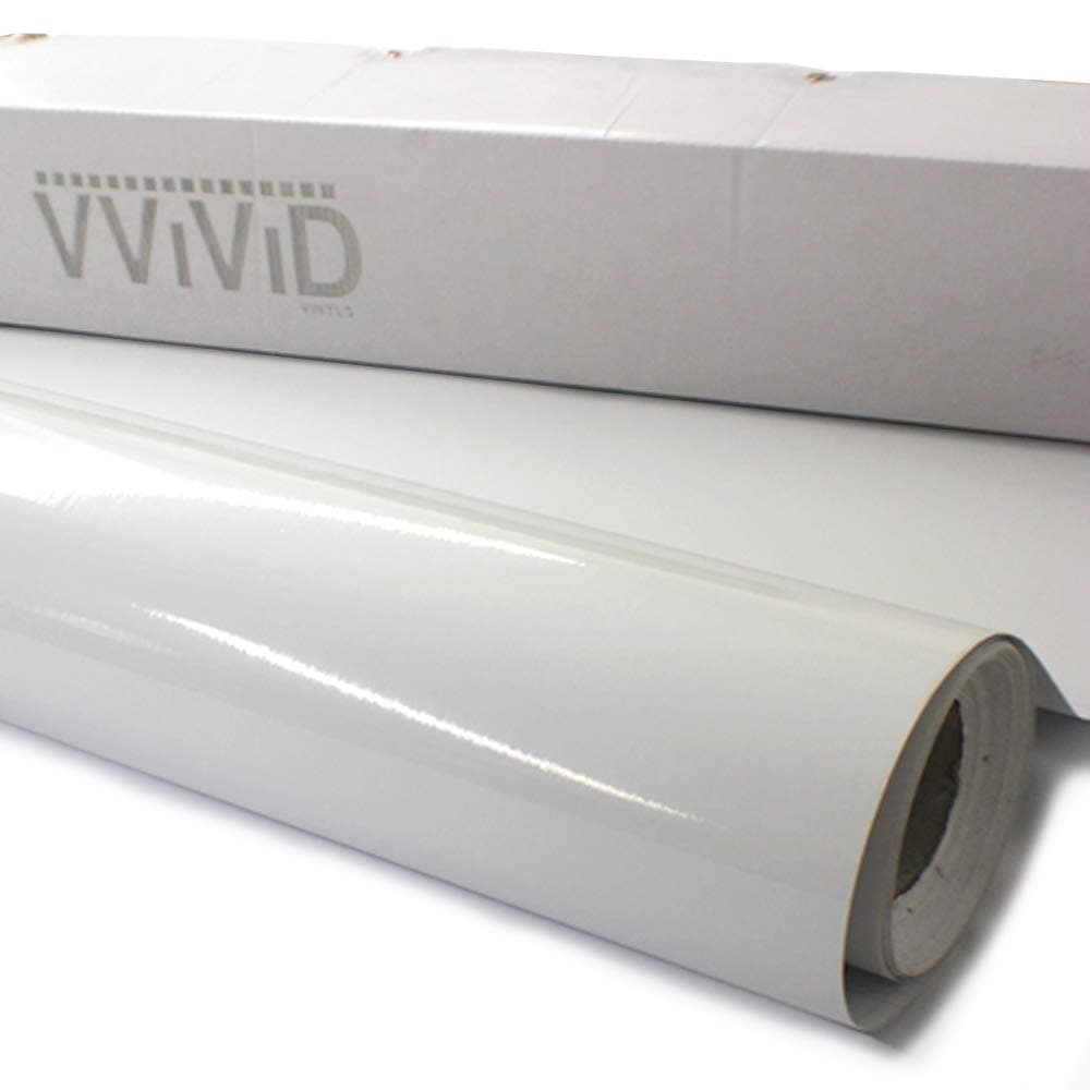 VViViD Clear Lamination Vinyl Roll for Die-Cutter and Vinyl Plotter (Gloss Finish, 12" x 54" 2-Roll Pack)