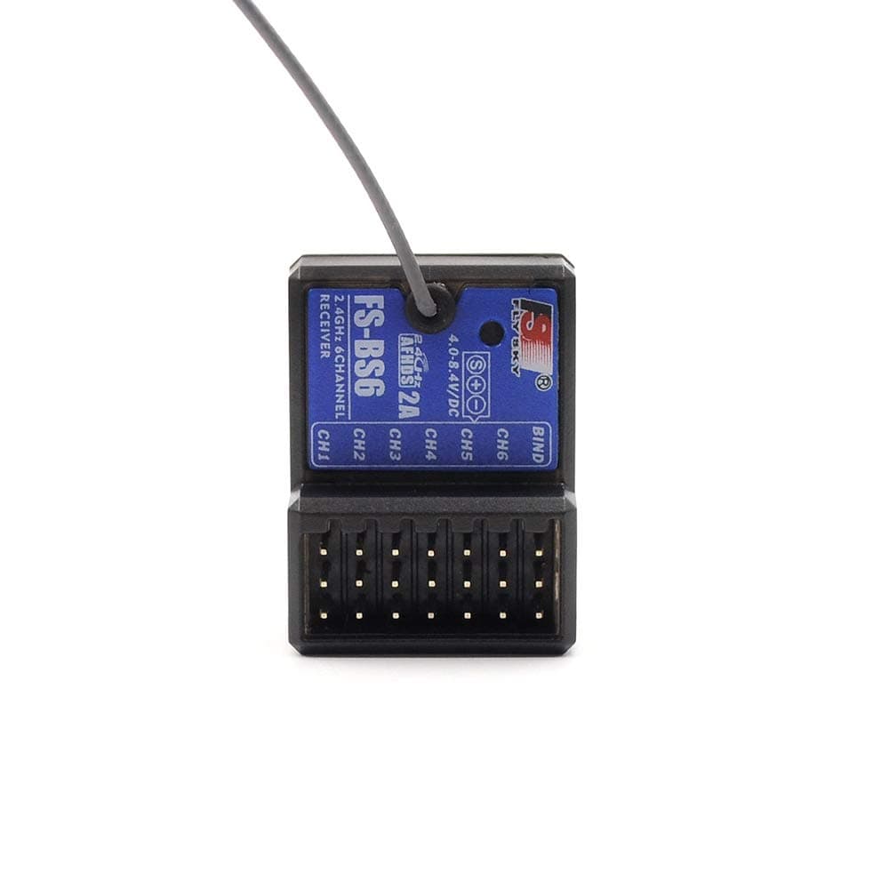 Flysky FS BS6 Receiver 2.4Ghz 6CH for Flysky FS-GT5 FS-IT4S FS-i6 FS-i6X Transmitter RC Car Boat (1PCS)