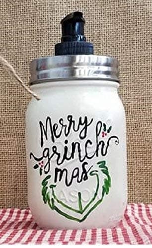 Merry Grinchmas Soap Dispenser