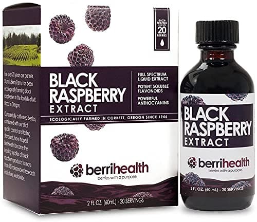 BerriHealth 100% Authentic Oregon Black Raspberry Extract (60mL Liquid)