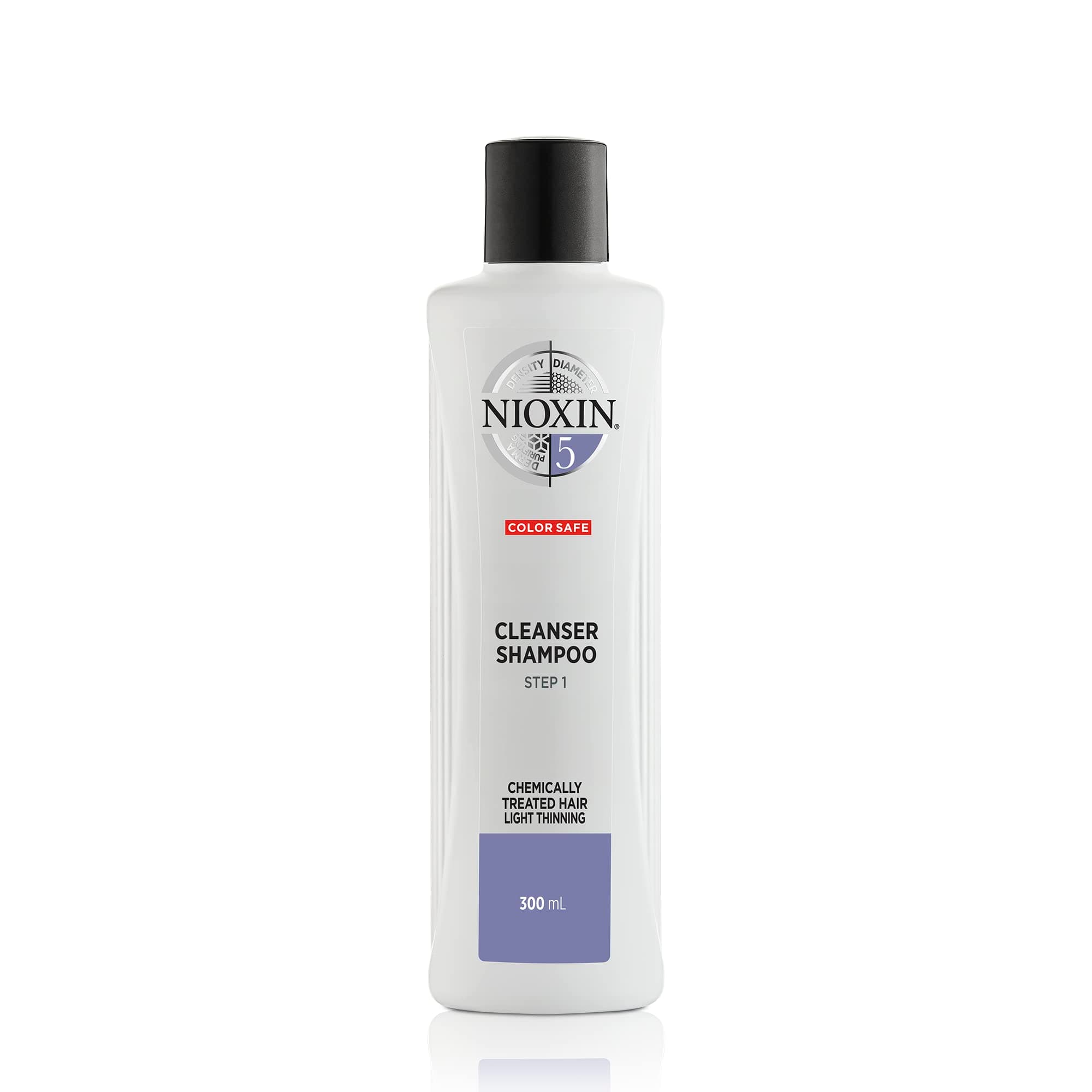 Nioxin 3-Part System, System 5, Chemically Treated Hair with Light Thinning Hair Treatment, Scalp Therapy, Hair Thickening Treatment