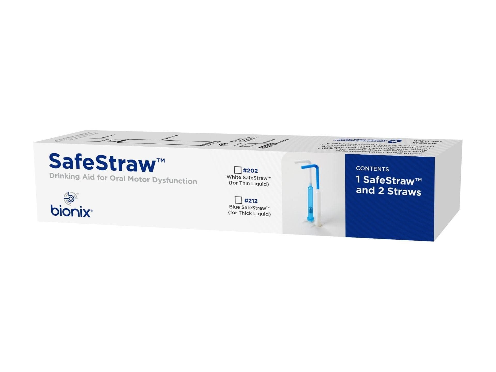 Bionix SafeStraw Drinking Aid for Dysphagia - Thin Fluids
