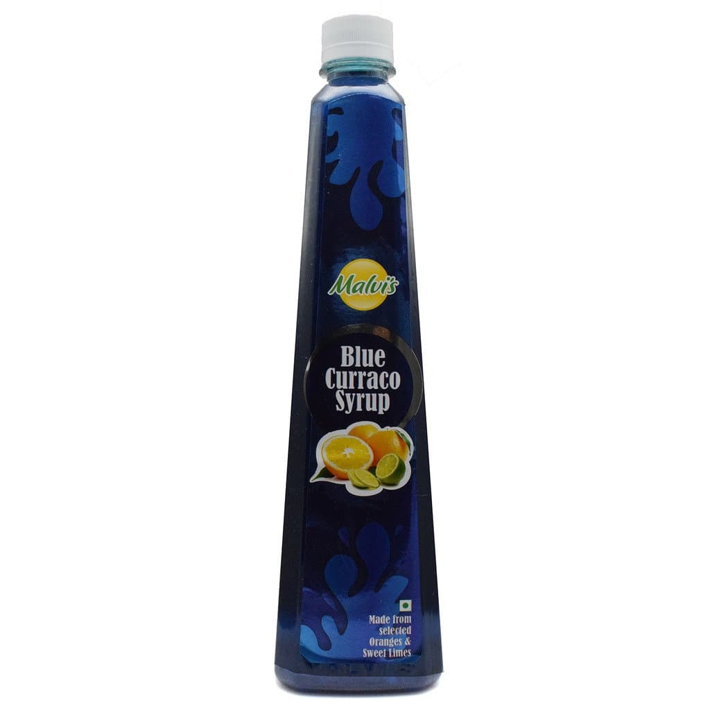 Malvis Blue Curraco Syrup,750 ml(New)