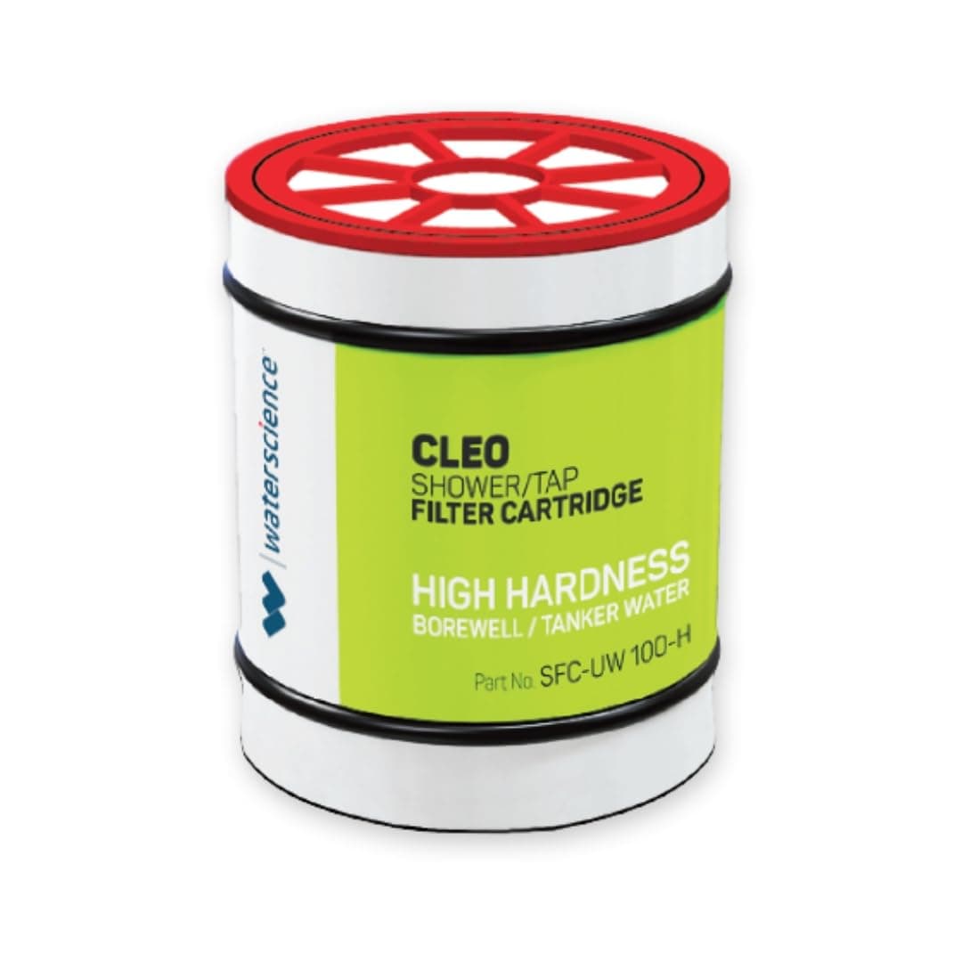 Replacement Cartridge for CLEO Shower and Tap Filter for Hard Water | Borewell/Tanker Water Cartridge | Hard Water Softener