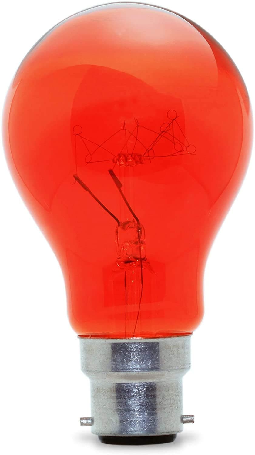 2 x 40w Red Fire Glow BC - S854