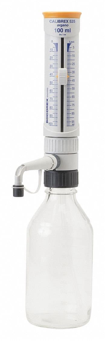 Bottle Top Dispenser,10 to 100mL