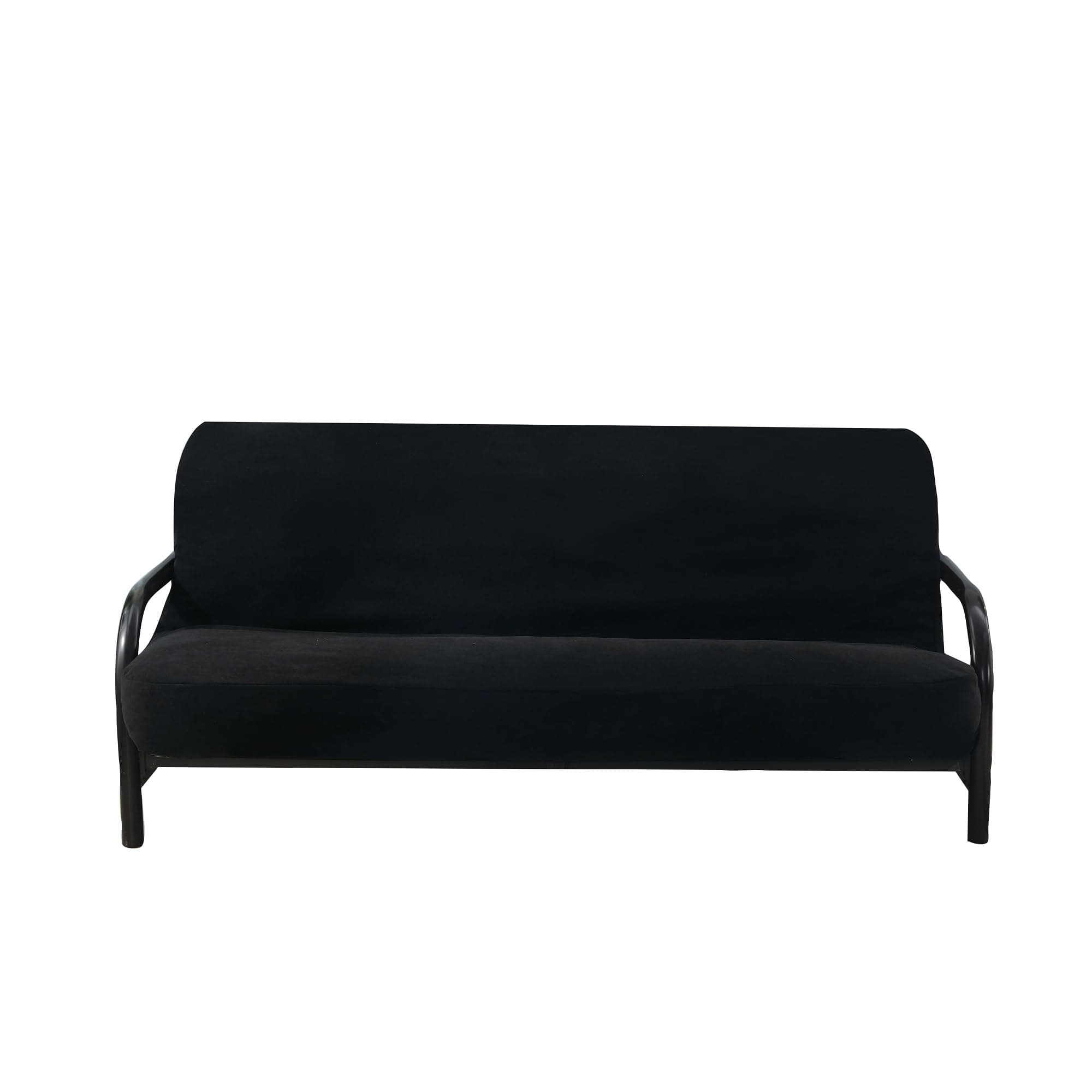 OctoRose Micro Suede Futon Cover Protector, Not Including Frame Or Mattress (Black)