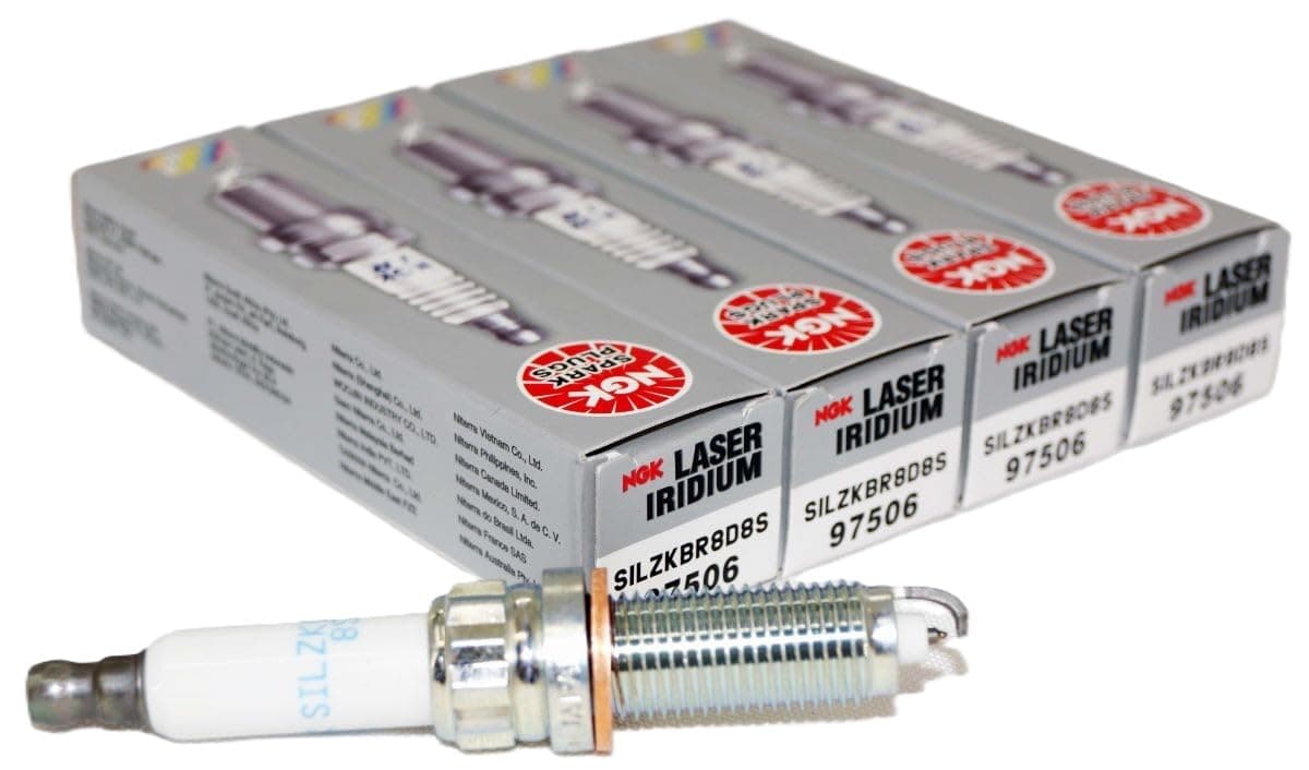 NGK 97506 Laser Iridium Spark Plug (4 Pack) SILZKBR8D8S