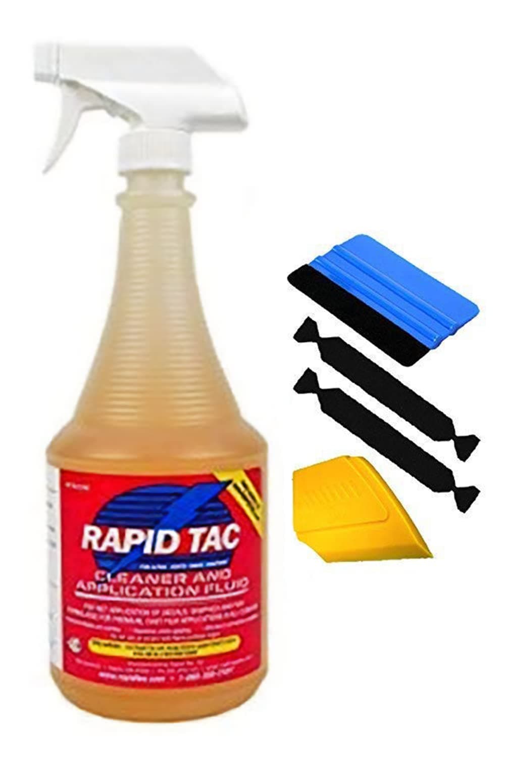 Rapid Tac Vinyl Wrap Application Fluid 32oz Spray Bottle Including Tools