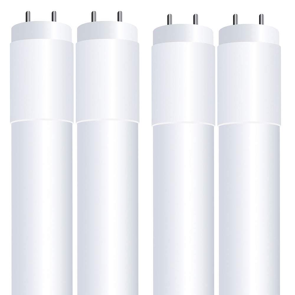 Feit Electric 4ft T8 LED Bulbs, 32/40 Watt Replacement, Type A Tube Light, Plug & Play, T8/T12 LED Fluorescent Light, 3000K Warm White, 50,000-Hr Lifetime, Ballast Compatible, T48/830/LEDG2/4, 4 Pack